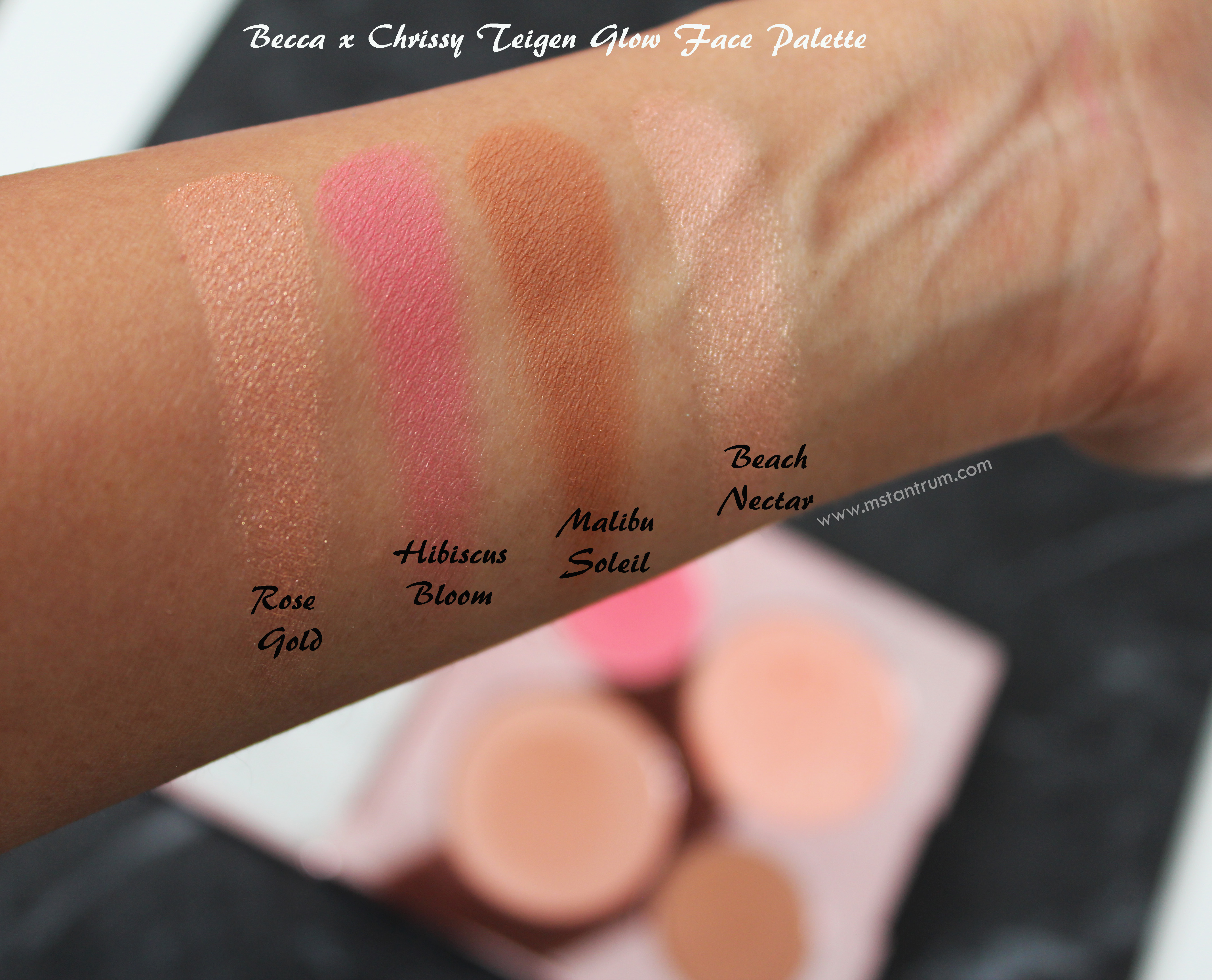 Becca Cosmetics x Chrissy Teigen Glow Face Palette