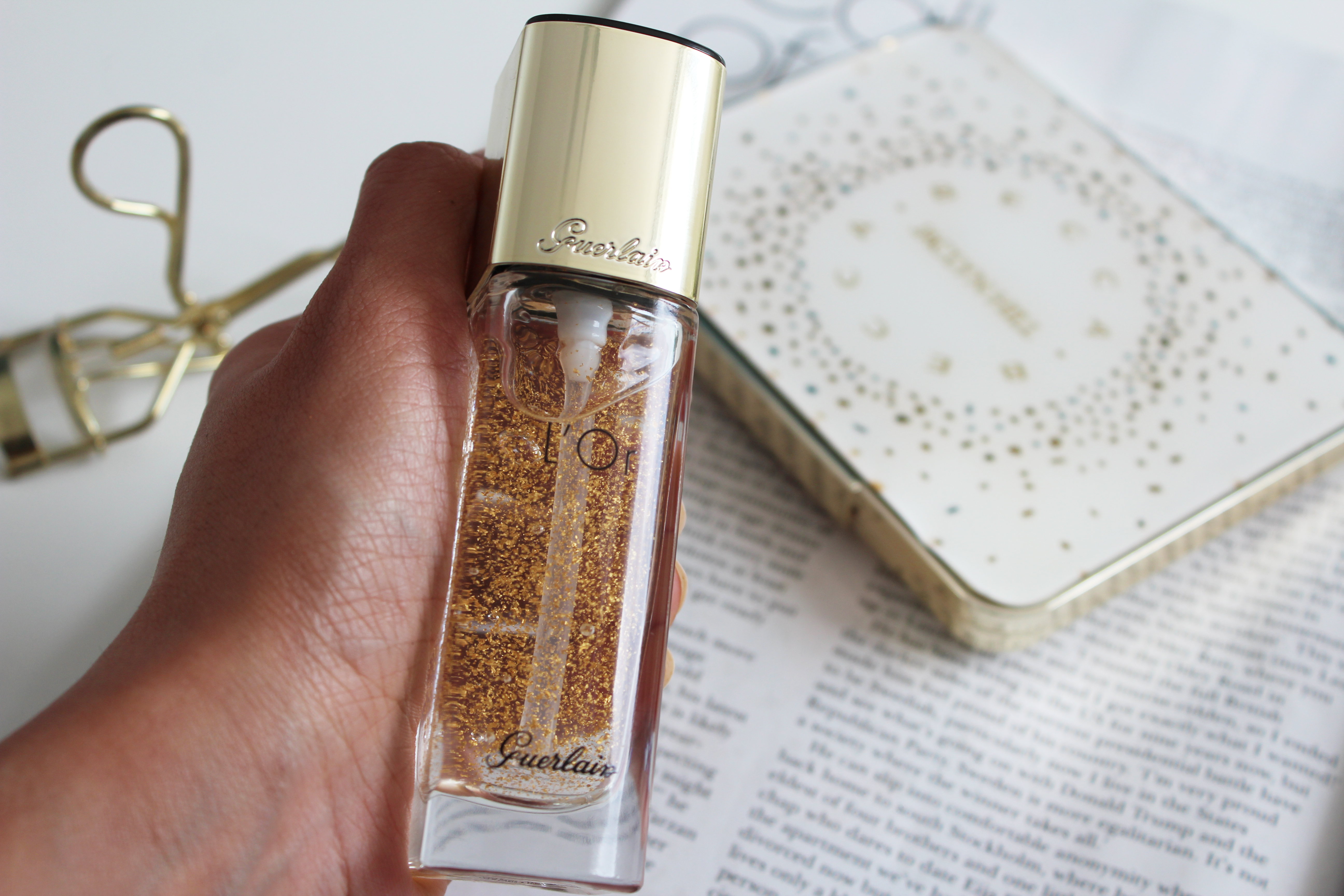 Guerlain L'or Radiance concentrate on Ms Tantrum Blog