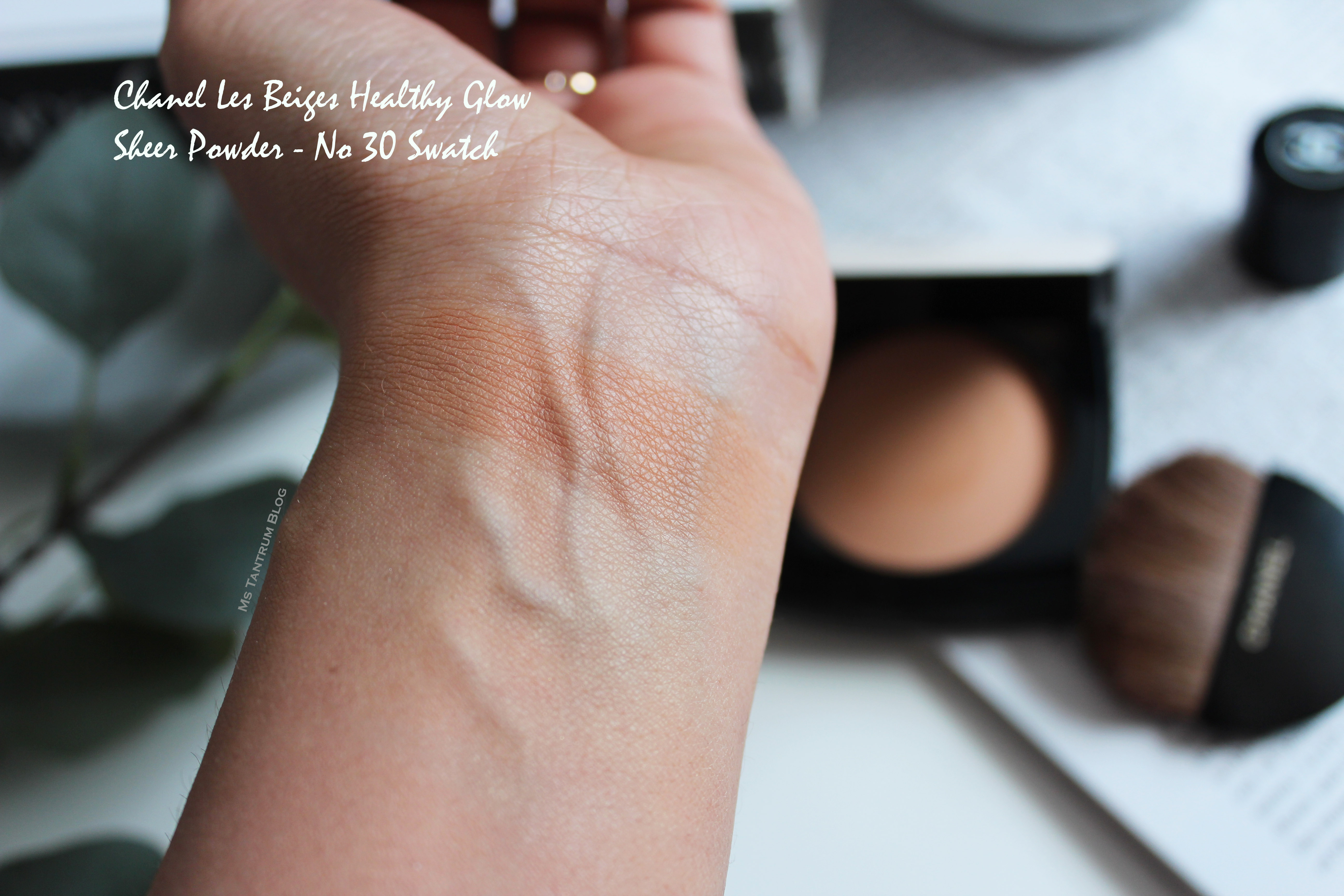 Chanel Les Beiges Healthy Glow Sheer Powder Swatch