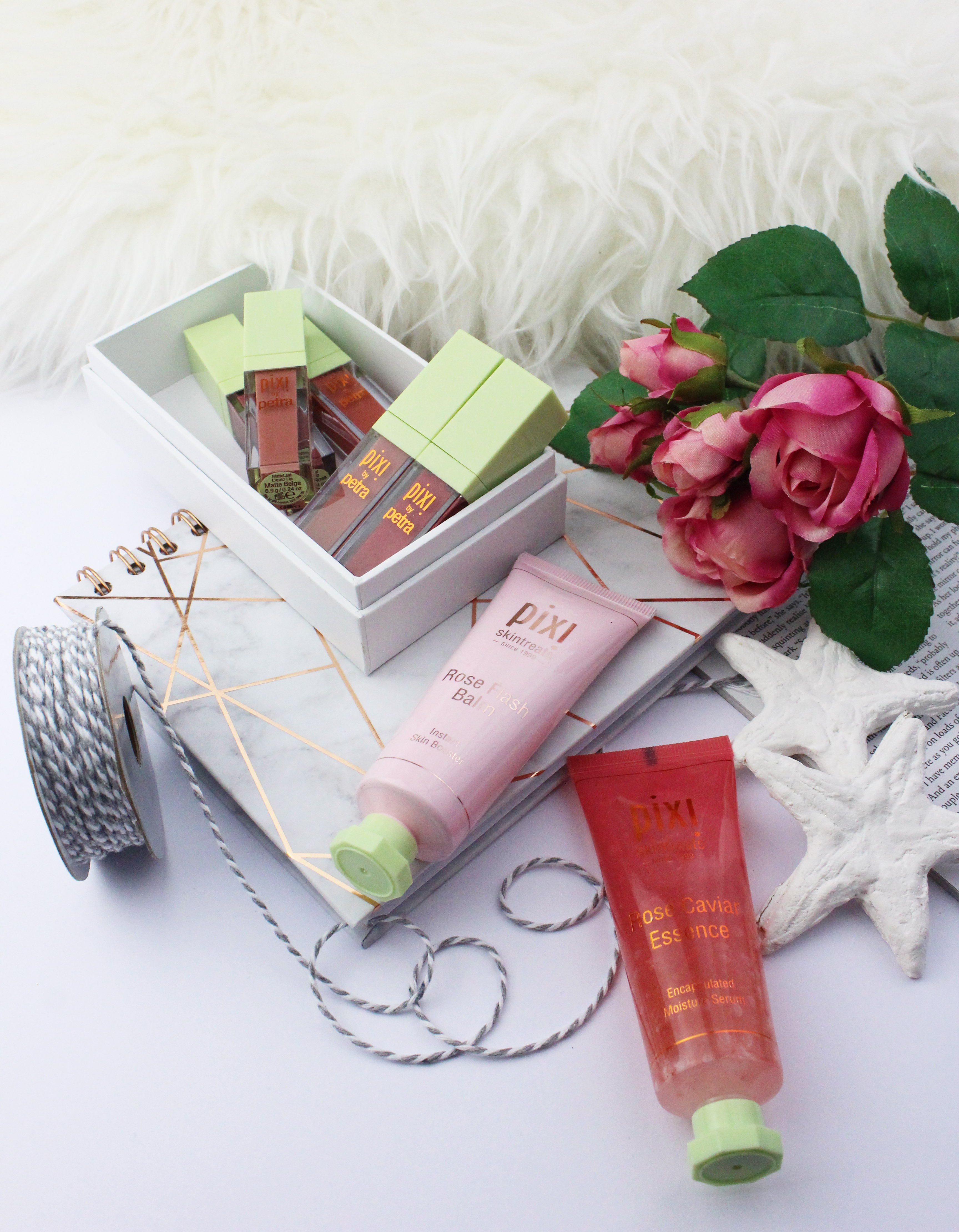 Pixi Beauty - New Launches - MatteLast Liquid Lip, Rose essence and rose flash balm