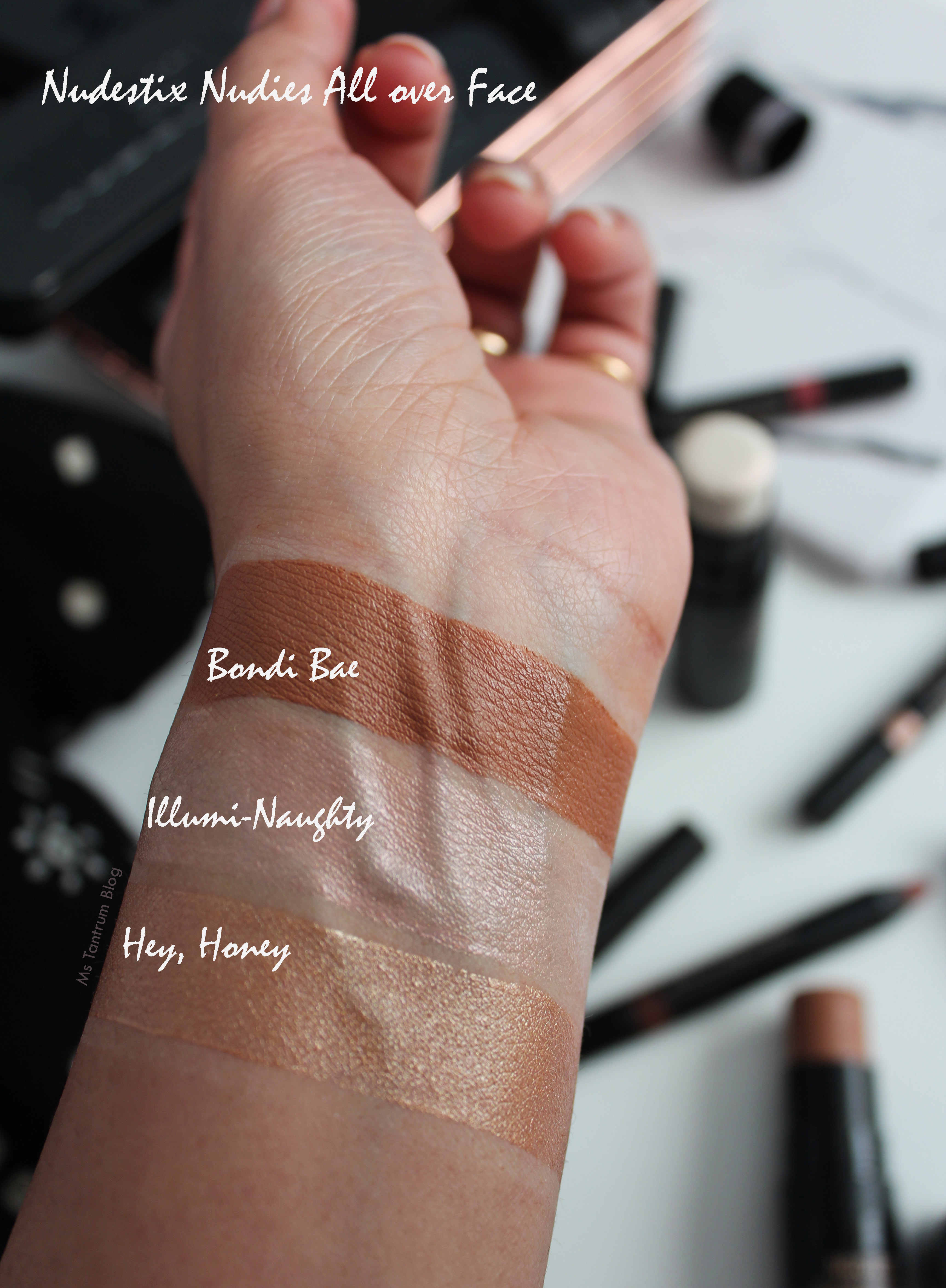 Nudestix Nudies All over Face Swatches - Ms Tantrum Blog