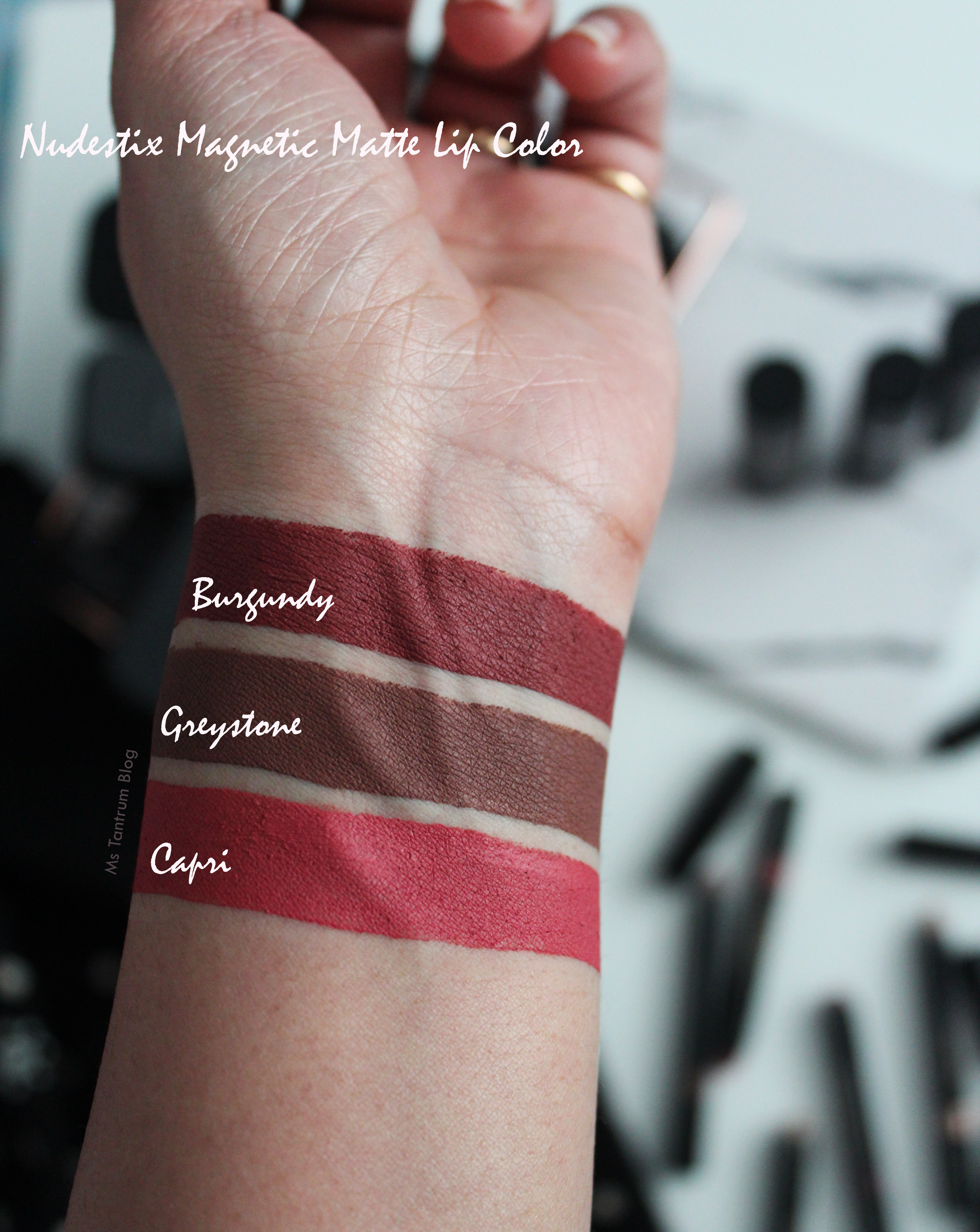Nudestix Magnetic Lip Color Swatches - Ms Tantrum Blog