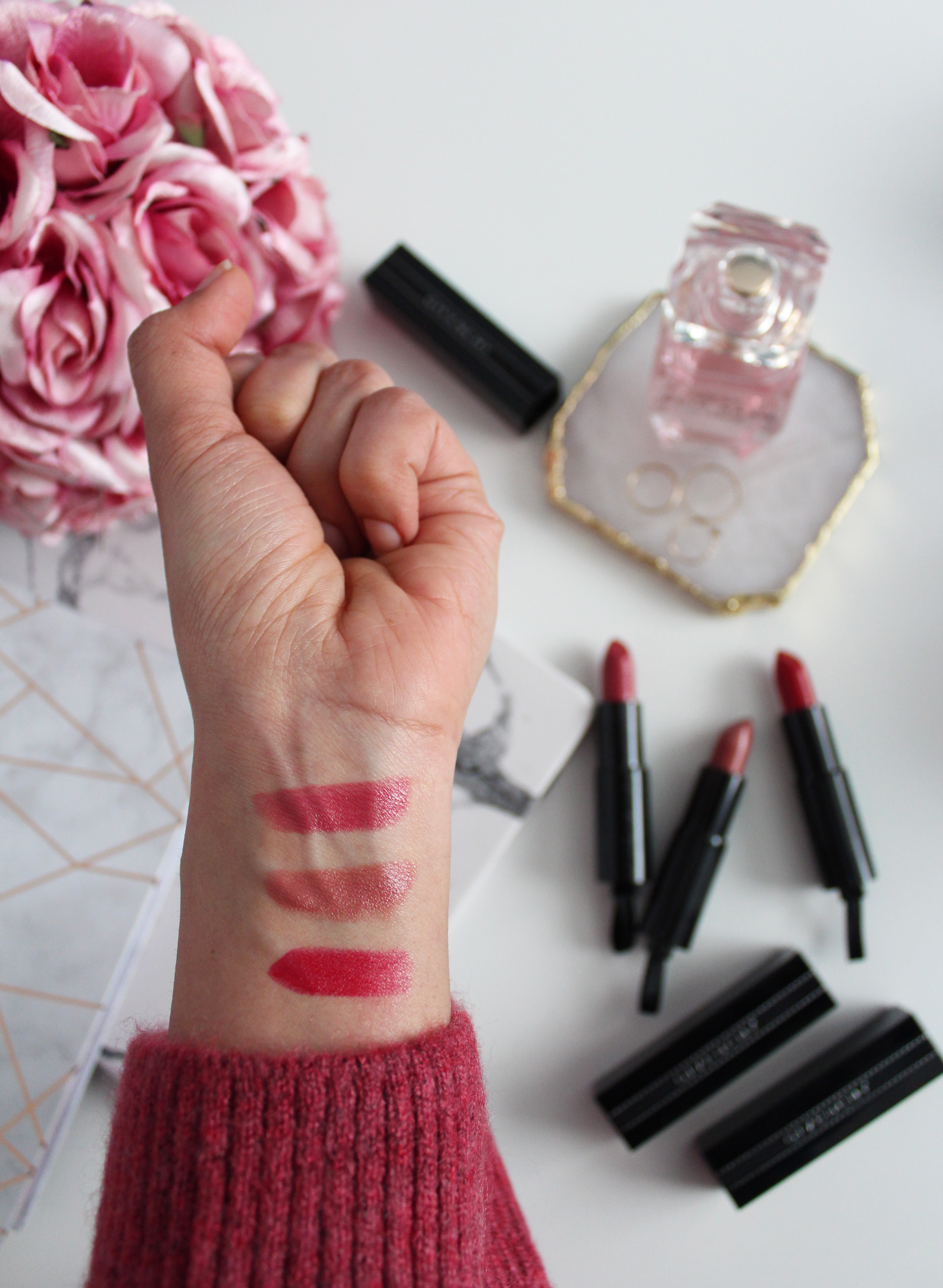 Givenchy lipstick swatches