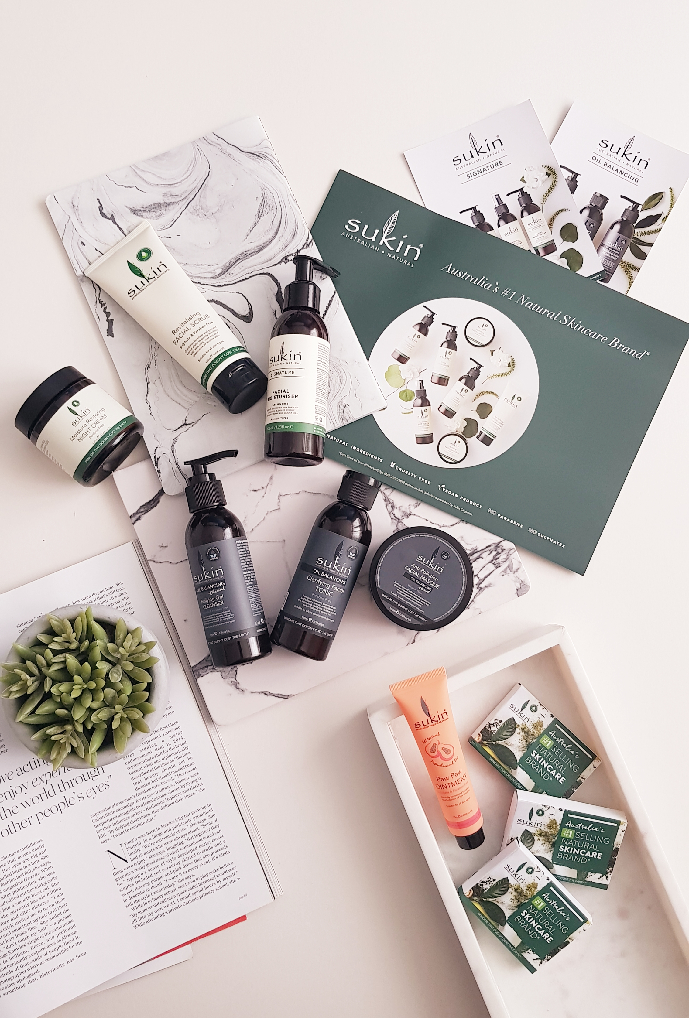 Sukin Skincare - Natural skincare brand for all skin types ( Oily, combination, dry, sensitive or congested skin) - Ms Tantrum Blog