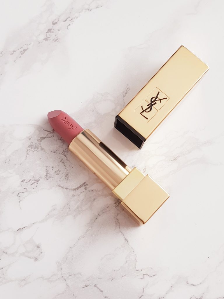 YSL Rouge Pur Couture lipstick - Rose Carnation - Ms Tantrum Blog