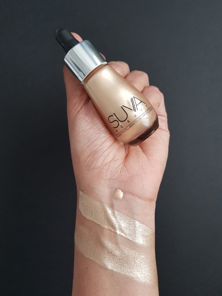 SUVA Beauty Liquid Chrome Illuminating Drops - Trust Fund Swatch - Cohorted September Beauty Box - Ms Tantrum Blog