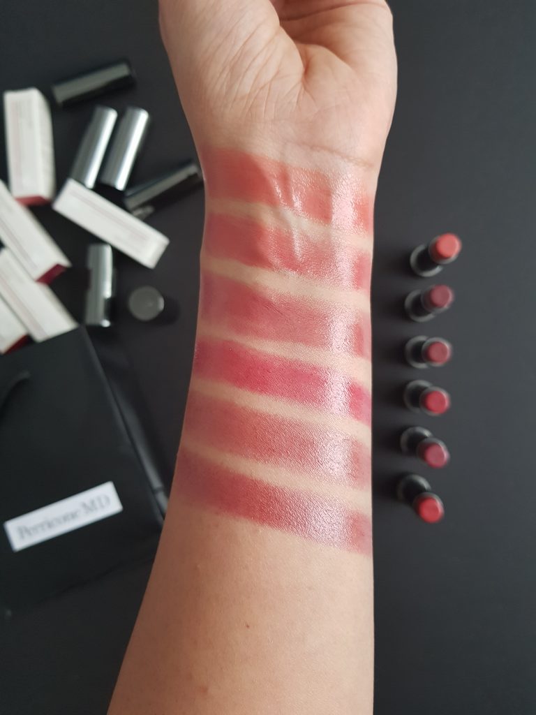 Perricone MD's No Lipstick Lipsticks Swatches of all shades | Ms Tantrum Blog