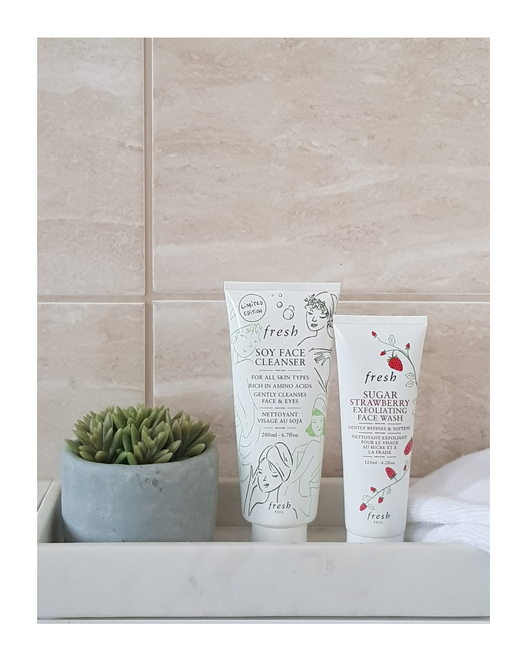 Cleansing Duo from Fresh Beauty - Ms Tantrum Blog