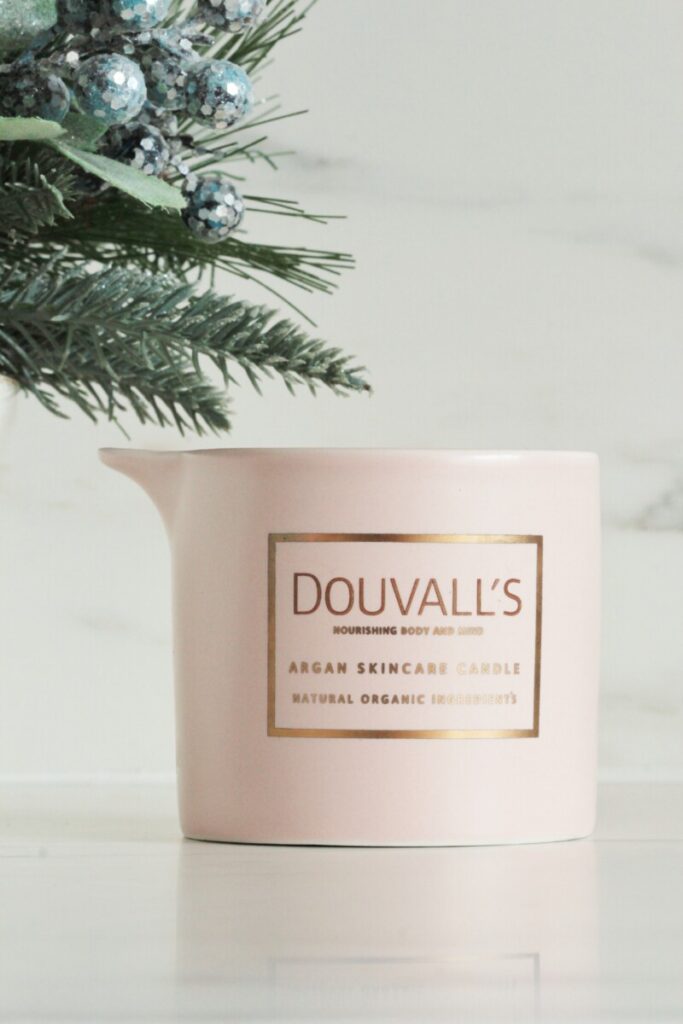 Douvall's Argan Skincare Massage Candle - That September Muse