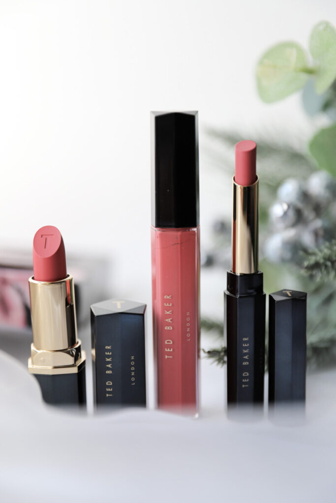 Add a touch of elegance to your beauty routine with this luxurious Ted Baker Lip Trio. Featuring a selection of perfectly curated pink hues, this set is ideal for achieving a flawless lip look.  - Gift Guide on That September Muse