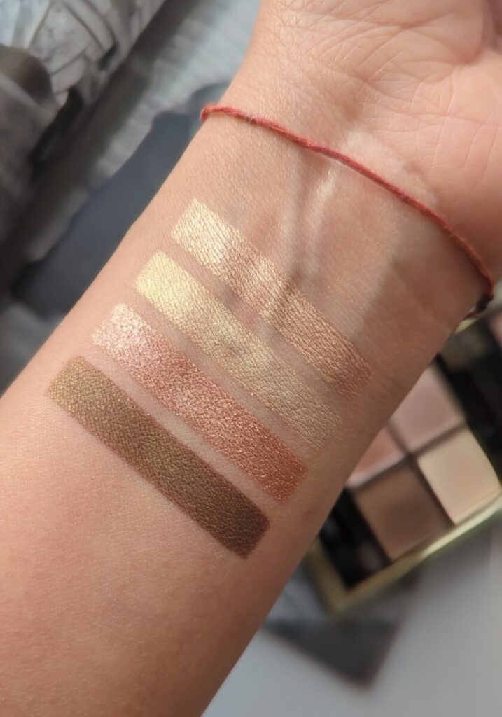 SUQQU Satin Beige × Shine Rose 14 YUUKOHAKU Eyeshadow palette swatches - SUQQU SS'25 Colour Collection